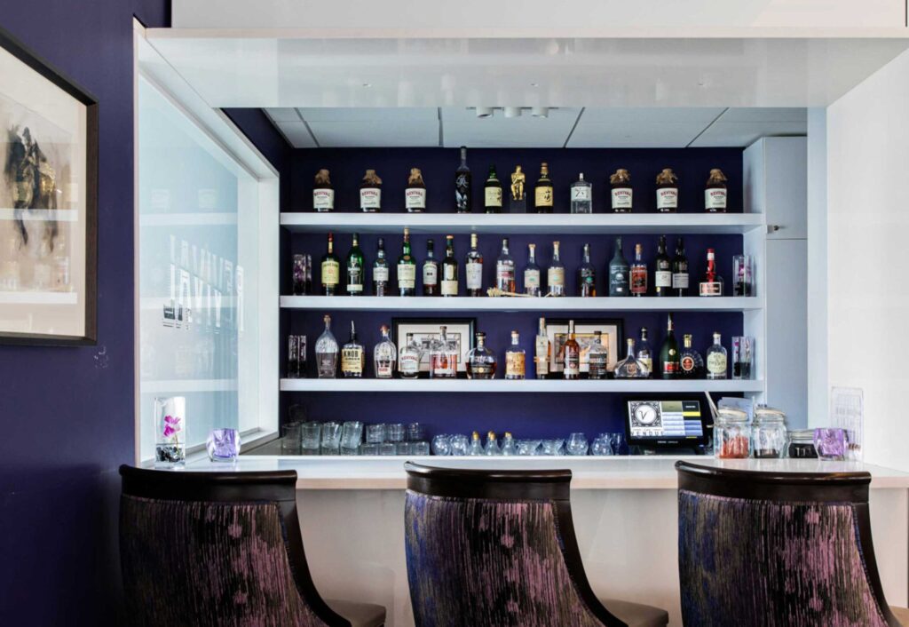 Indoor bar area at Revival restaurant